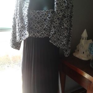 2 piece dress and jacket.